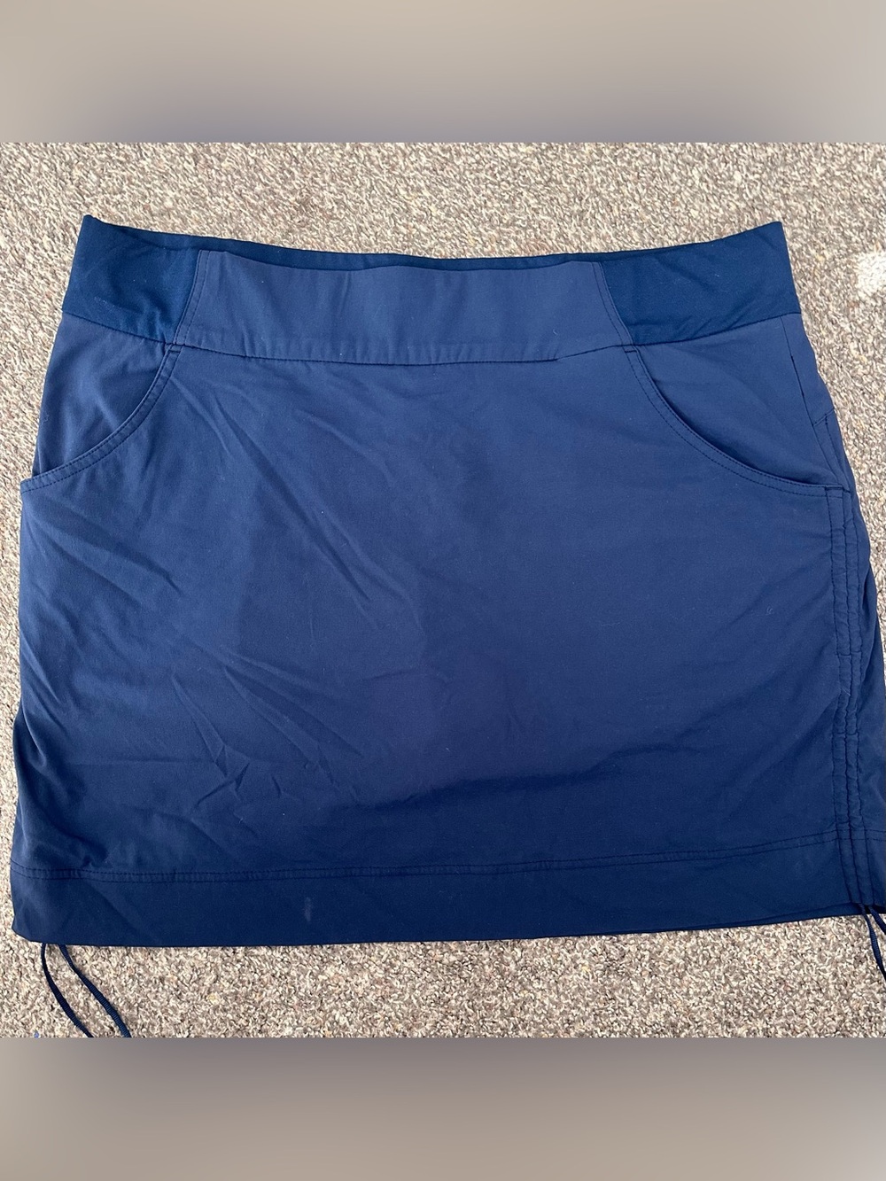 Columbia Navy Athletic Skort with Wide Waistband